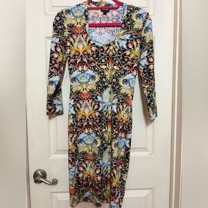 Just cavalli printed bodycon dress size M